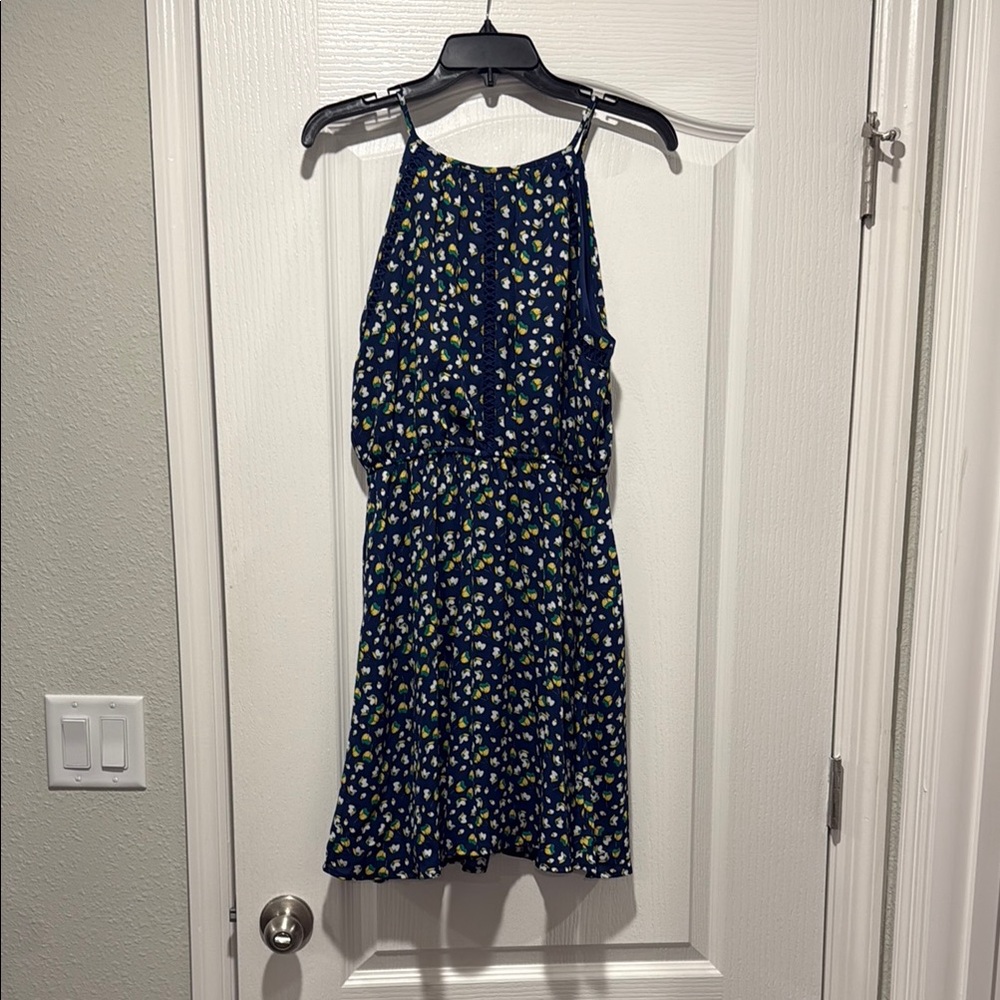 Miami Navy Floral Dress